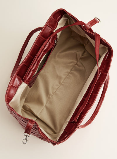 Italian Cobblestone Leather Bag