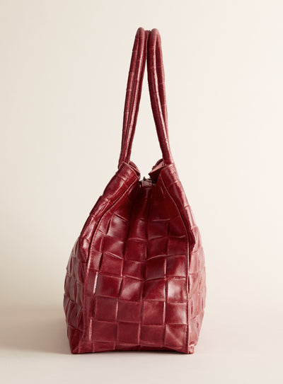 Italian Cobblestone Leather Bag