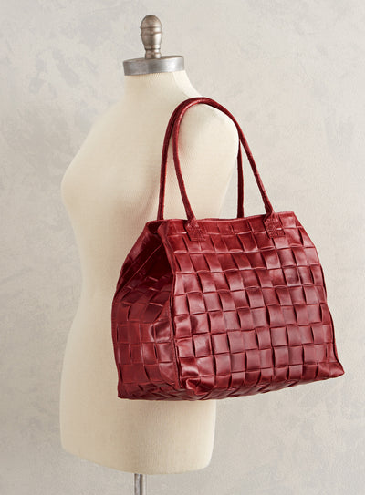 Italian Cobblestone Leather Bag