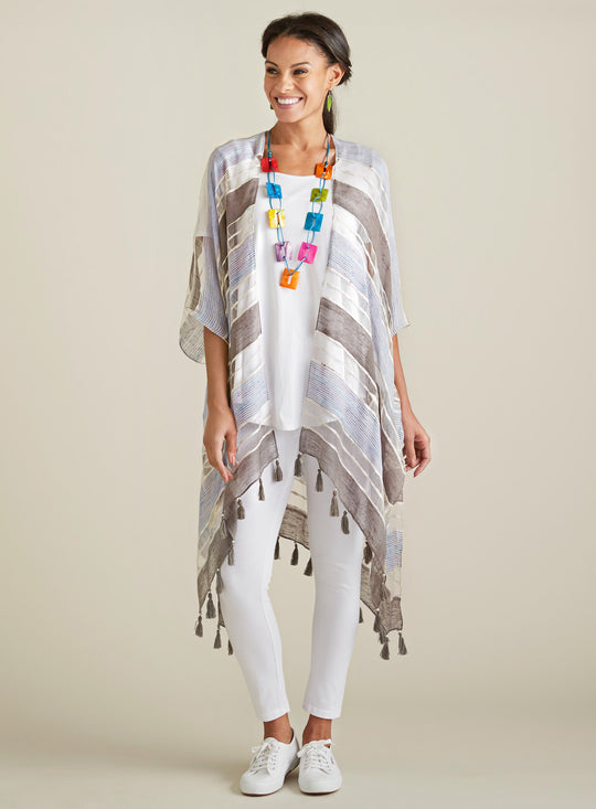 Cocoanut Grove Silk Caftan