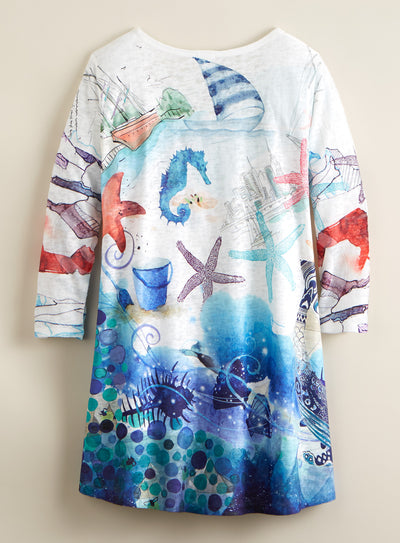 She Sells Seashells Tunic