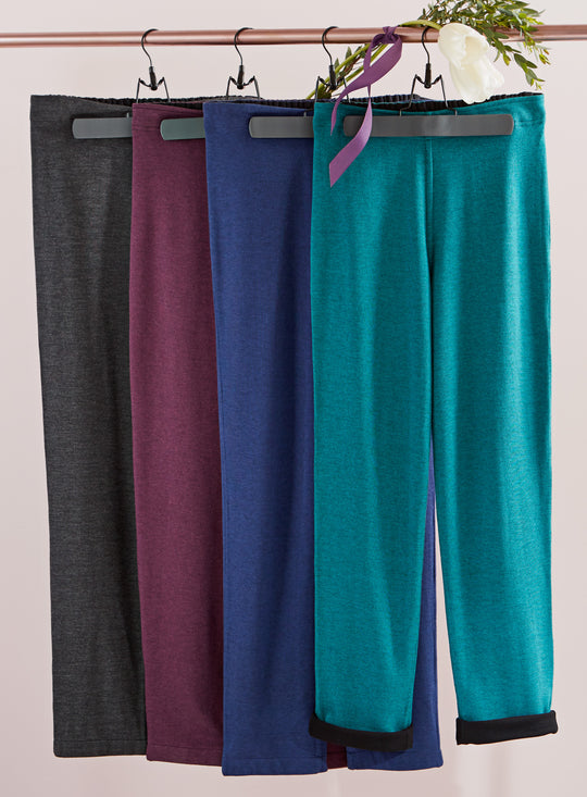 Double Up Reversible Straight Leg Pants FINAL SALE (No Returns)