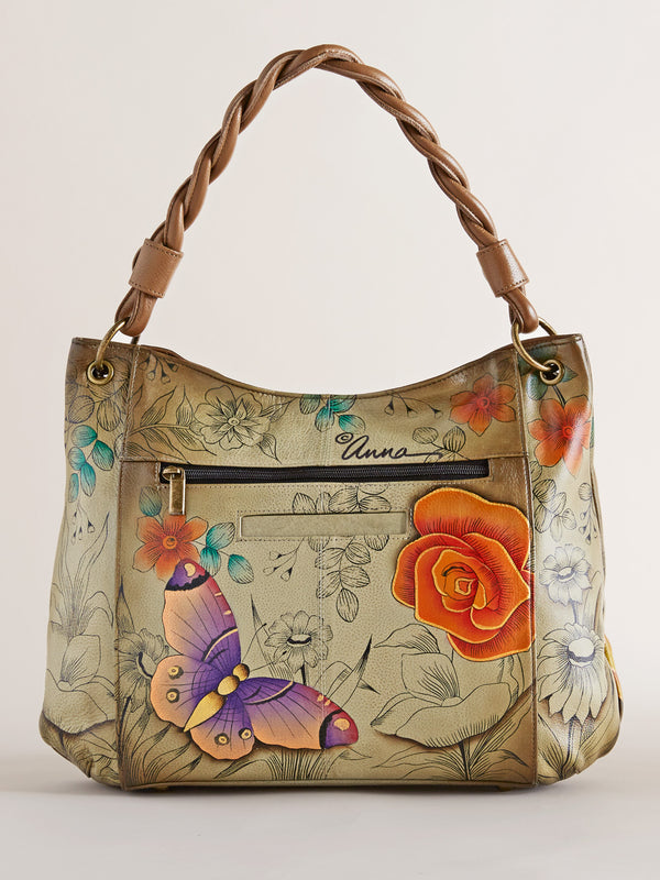 Butterfly Sketchbook Hand-painted Convertible Purse FINAL SALE (No Returns)