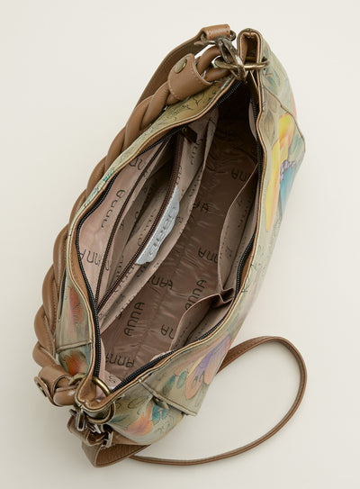 Butterfly Sketchbook Hand-painted Convertible Purse FINAL SALE (No Returns)