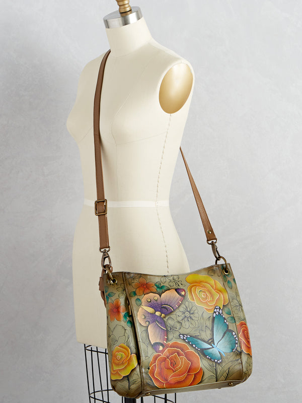 Butterfly Sketchbook Hand-painted Convertible Purse FINAL SALE (No Returns)