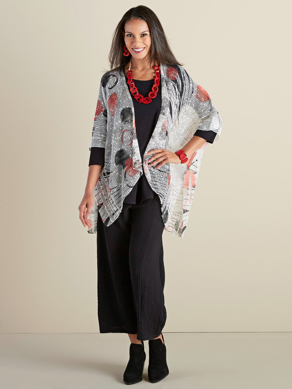 Bouclé Waterfall Topper