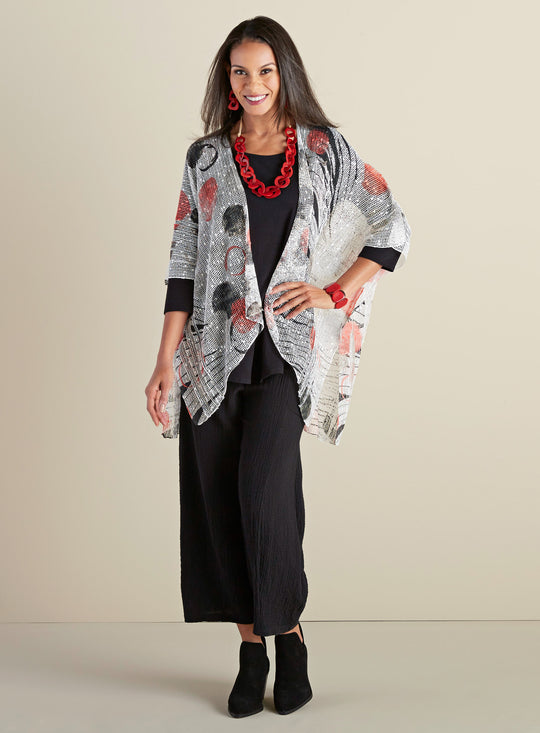 Bouclé Waterfall Outfit