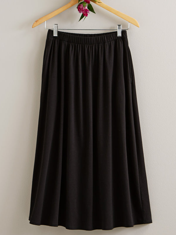 Beyond Basic Midi Pocket Skirt FINAL SALE (No Returns)