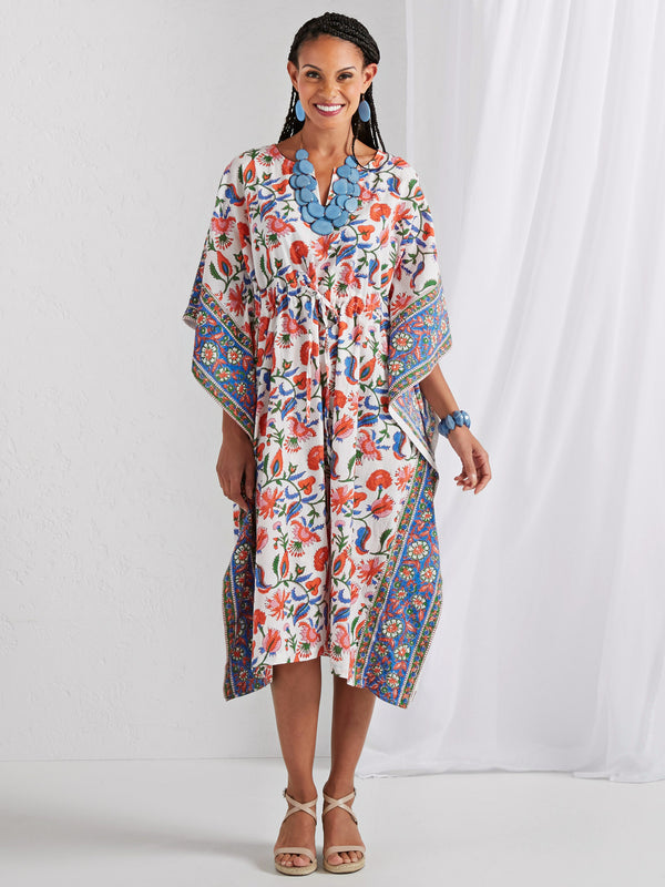 Block-print Cabana Caftan