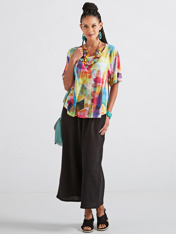 Watercolor Spectrum Top FINAL SALE (No Returns)