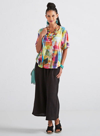 Watercolor Spectrum Top FINAL SALE (No Returns)