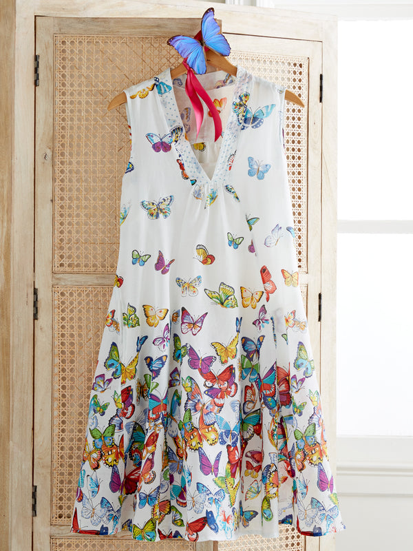 Bright Butterfly Sundress