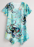 Octopus Garden Asymmetrical Top