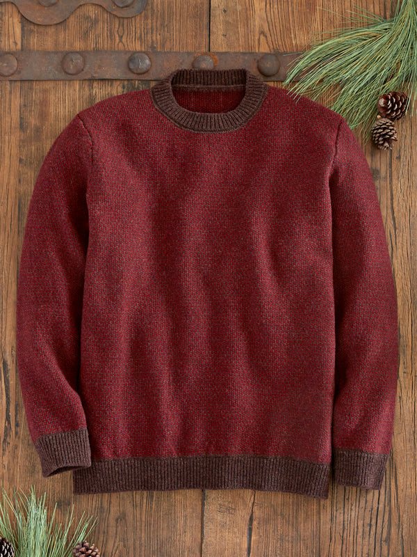 Bird’s-eye Lambswool Sweater FINAL SALE (No Returns)