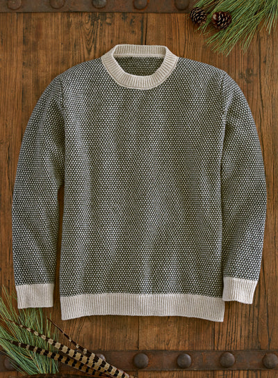 Bird’s-eye Lambswool Sweater FINAL SALE (No Returns)