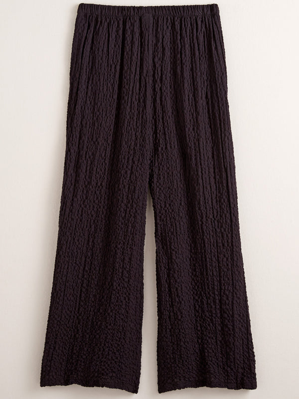 Cherry Blossom Textured Palazzo Pants FINAL SALE (No Returns)