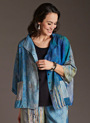 Lakeside Silky Shirt Jacket