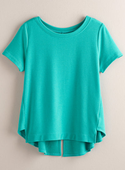 Swingy Slit-back Tee FINAL SALE (No Returns)
