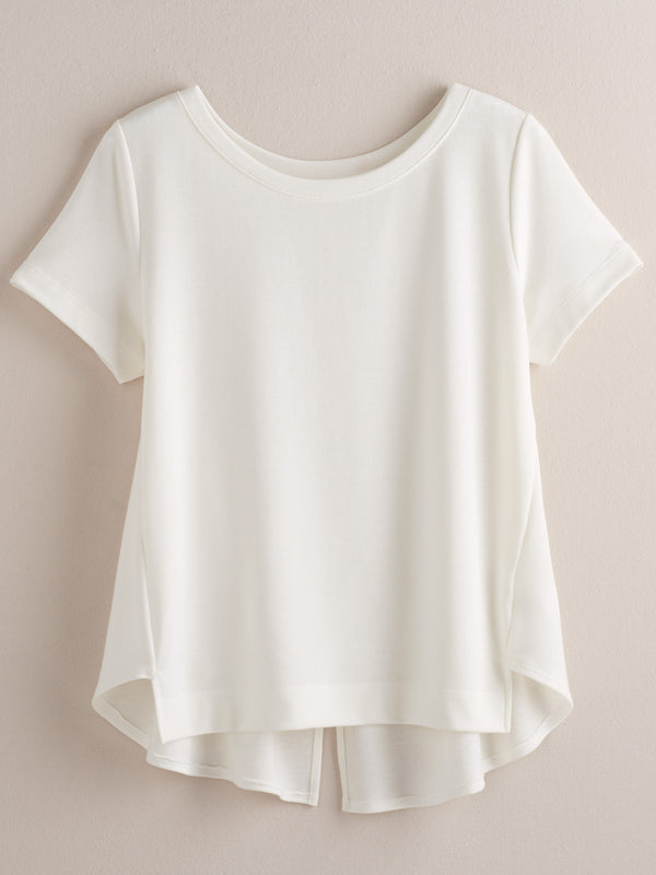 Swingy Slit-back Tee FINAL SALE (No Returns)