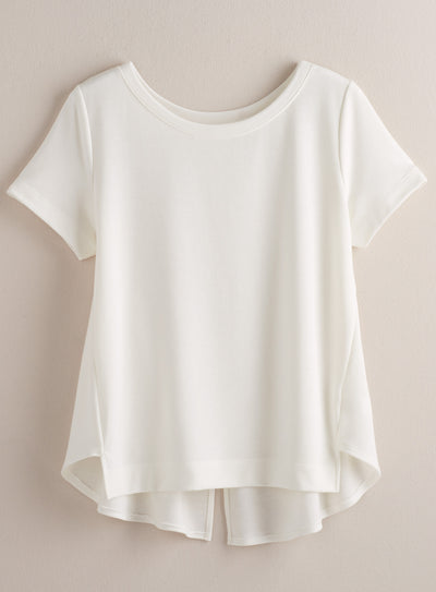 Swingy Slit-back Tee FINAL SALE (No Returns)