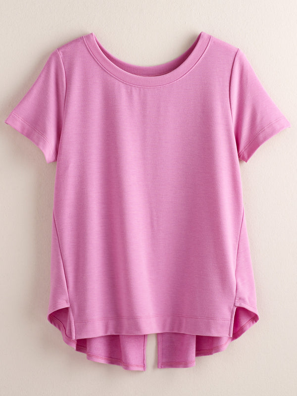 Swingy Slit-back Tee FINAL SALE (No Returns)