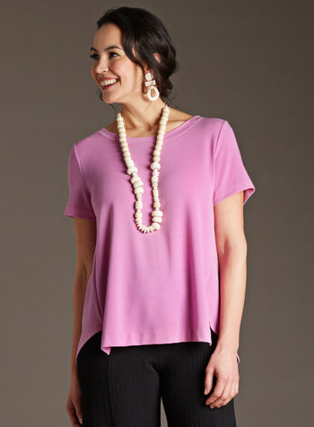 Swingy Slit-back Tee FINAL SALE (No Returns)