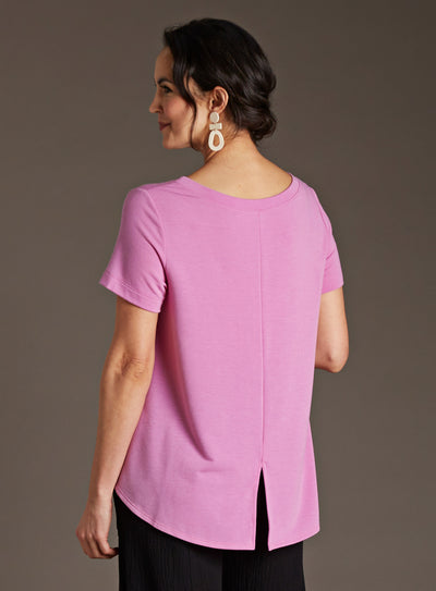 Swingy Slit-back Tee FINAL SALE (No Returns)
