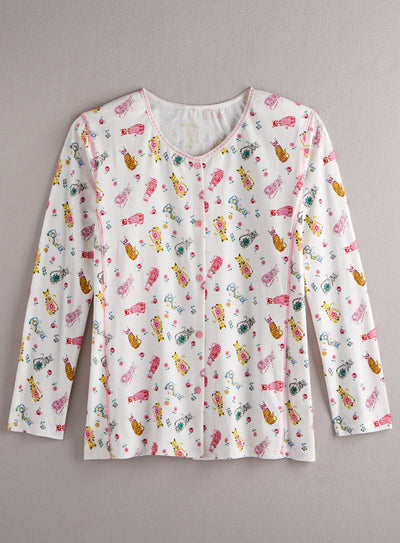 Cat Tales Knit Pajamas