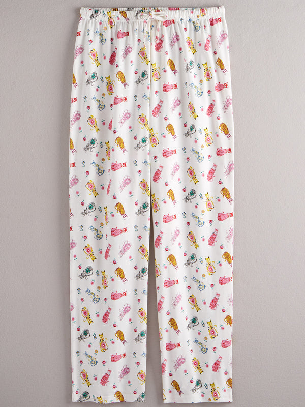 Cat Tales Knit Pajamas