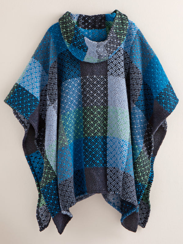 Celtic Sea Woolen Poncho