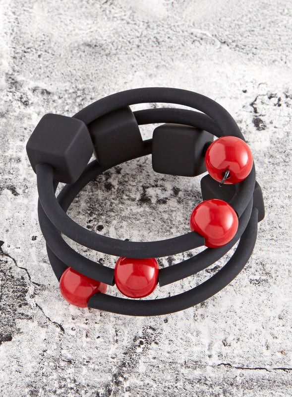 Red Alert Wrap Bracelet