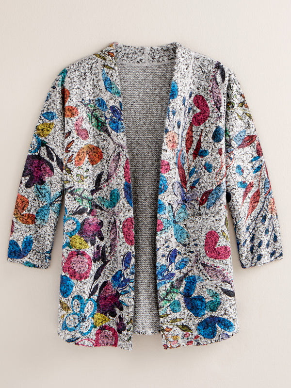 Bouclé Blossoms Jacket FINAL SALE (No Returns)