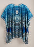 Blue Mandala Caftan Blouse