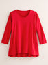 Beyond Basic Trapeze Top - 3/4 Sleeve FINAL SALE (No Returns)