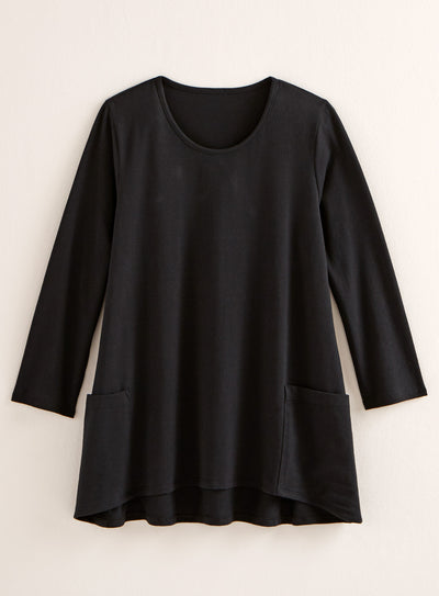 Beyond Basic Trapeze Top - 3/4 Sleeve FINAL SALE (No Returns)