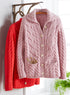 Irish Rose Cable Cardigan