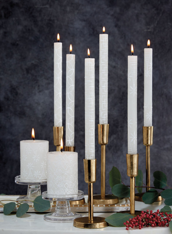 Pearly White Candlescape