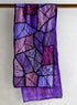 Vintage Sari and Wool Felt Patchwork Scarf