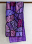 Vintage Sari and Wool Felt Patchwork Scarf