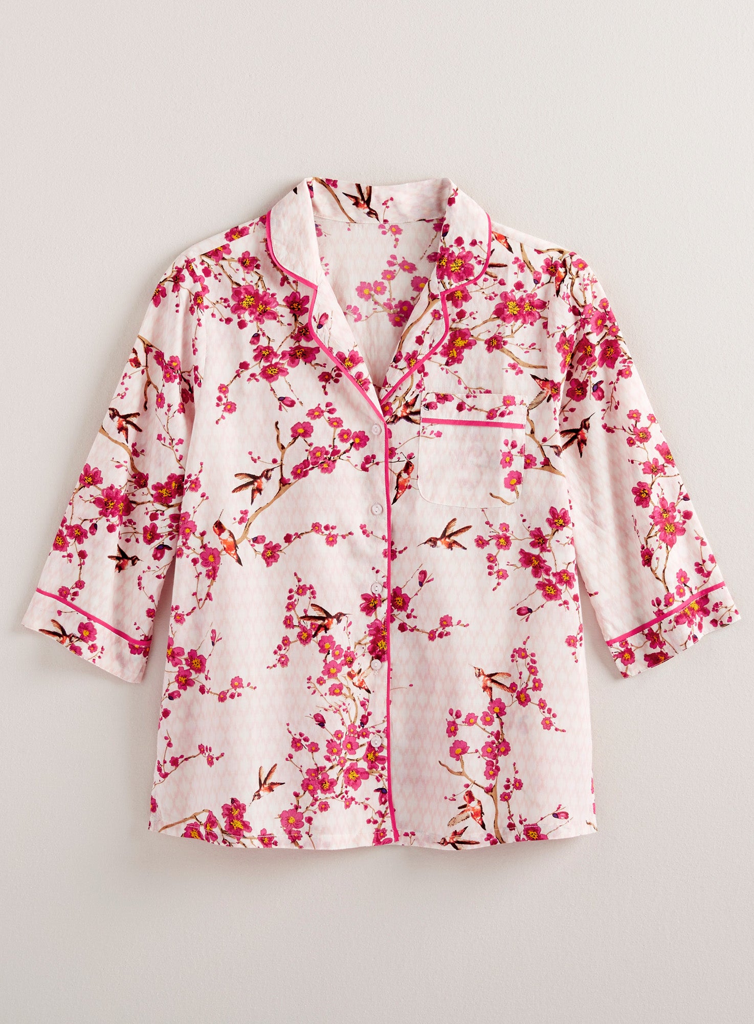 Cherry Blossom and Hummingbird Pajamas | Petalura