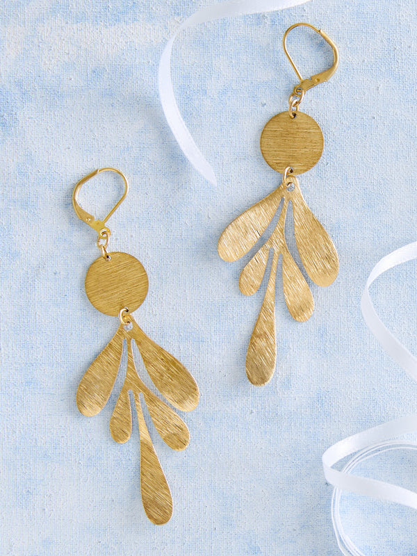 Matisse Leaf Earrings