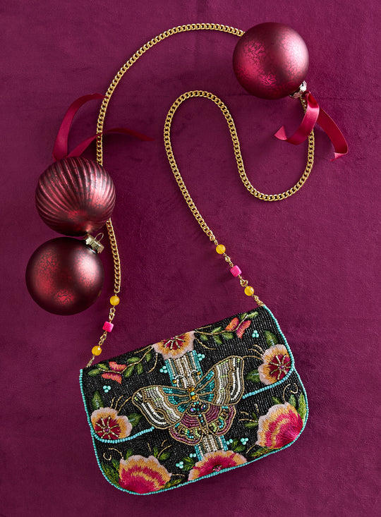 Metamorphosis Hand-Beaded Bag