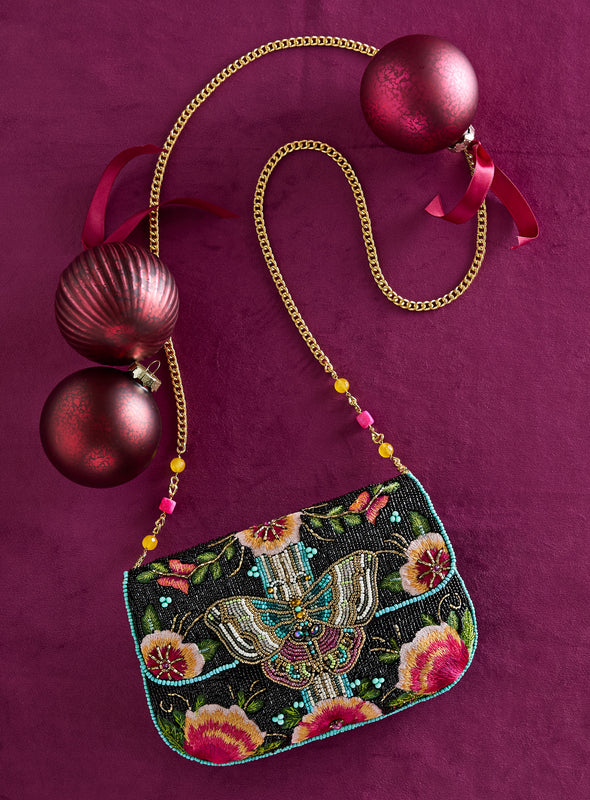 Metamorphosis Hand-Beaded Bag