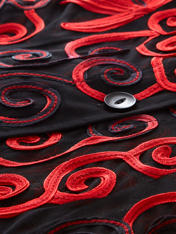 Sheer Soutache Jacket