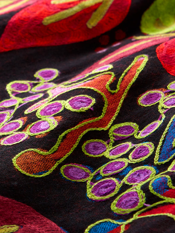 A New Leaf Embroidered Vest