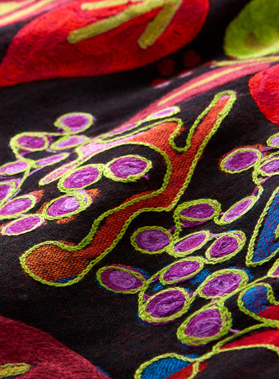 A New Leaf Embroidered Vest