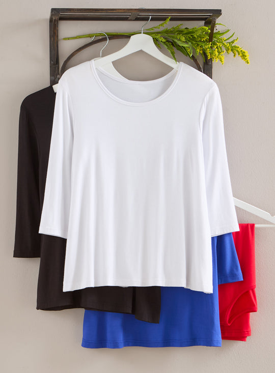 Nice Touch 3/4-sleeve Top