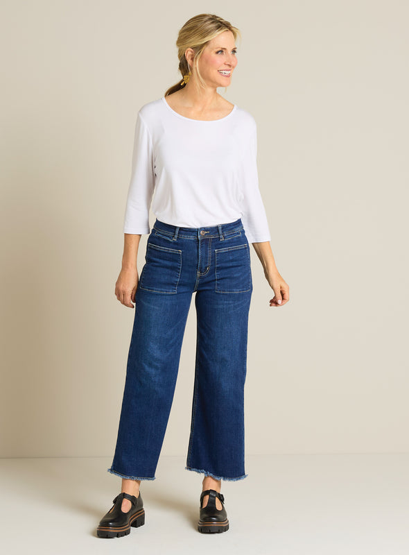 Patch Pocket Jeans Outfit