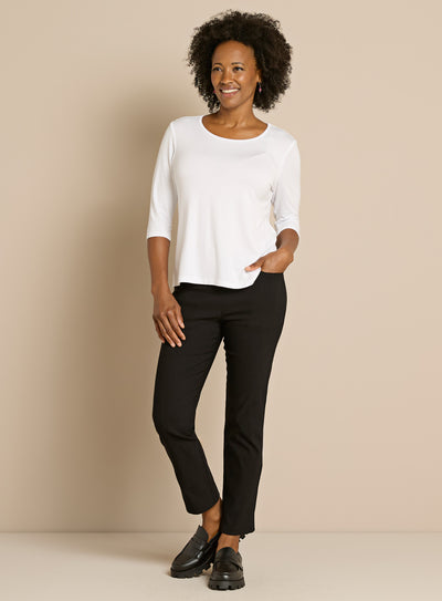 Kick It Up Flat Front Pants