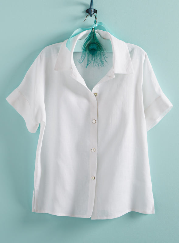 Easy Linen Camp Shirt FINAL SALE (No Returns)